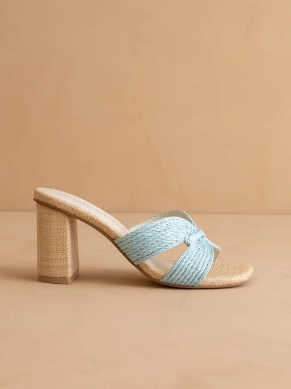 OASIS SOCIETY - The Santiago - Raffia Heel