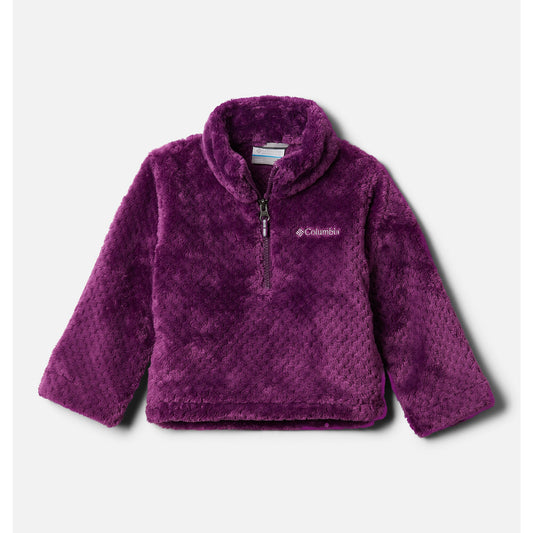 Columbia Toddler Girls' Fire Side  Half Zip Sherpa Fleece Pullover