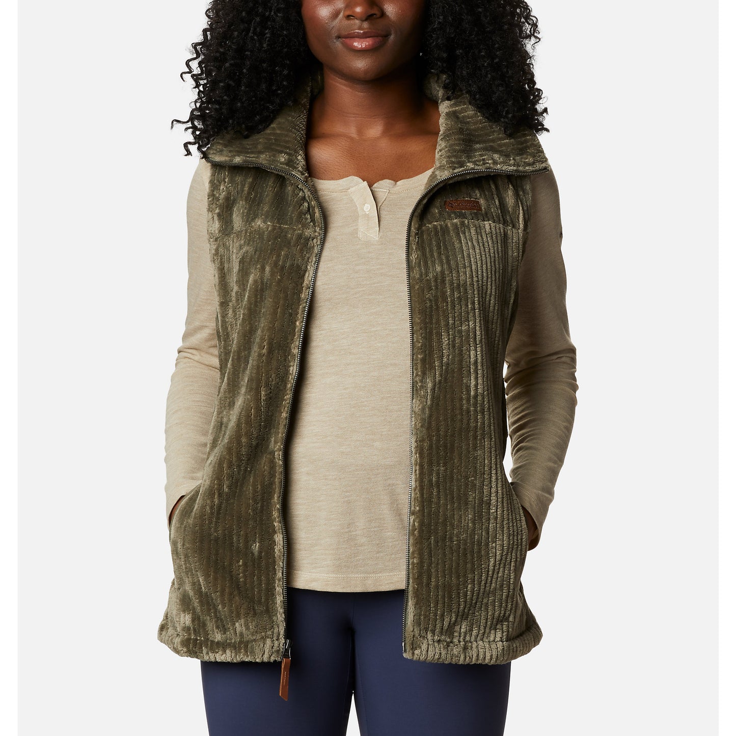 Columbia Women's Fire Side Sherpa Vest Multi Jackets