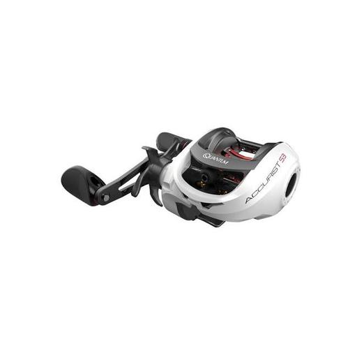 Quantum Accurist Baitcast Fishing Reel  Size 100 Reel  Right-Hand Retrieve  White