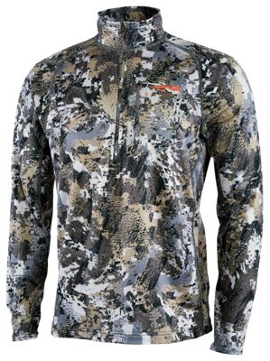 Sitka Gear Men's Core Midweight Zip Long Sleeve Shirt Polyester