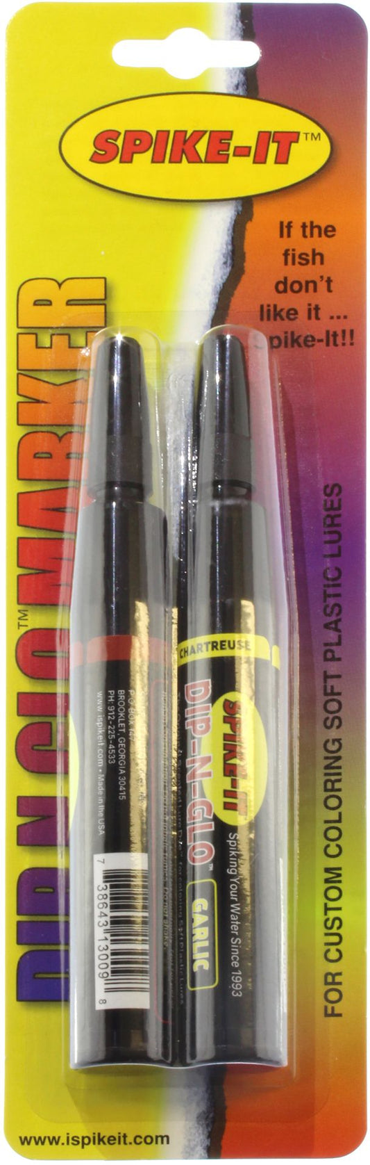 Spike It Double Marker 2pk Garlic Chartreuse/Red