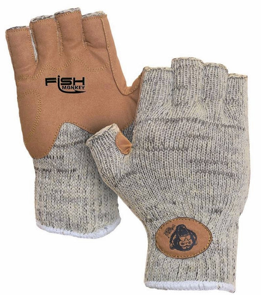 Fish Monkey Wooly Half Finger Wool Fishing Glove FM30