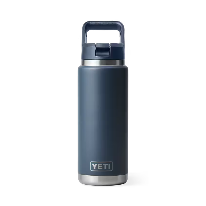 YETI - Rambler 26oz With Color-Matched Straw Cap - Navy