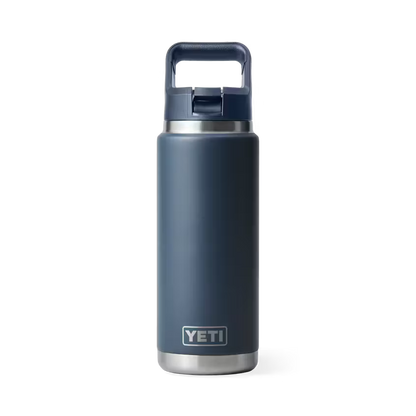 YETI - Rambler 26oz With Color-Matched Straw Cap - Navy