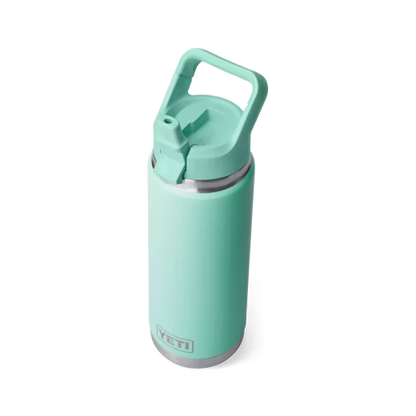 YETI - Rambler 26oz With Color-Matched Straw Cap - Seafoam
