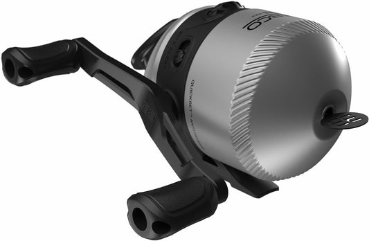 Zebco 33 MAX Spincast Fishing Reel  Size 60 Reel  Silver/Black