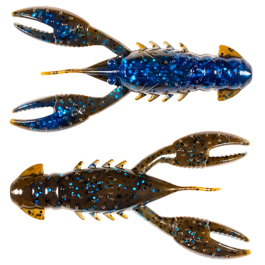 Z-Man Pro Crawz 3-1/2 in Craw Baits 3-Pack Blue