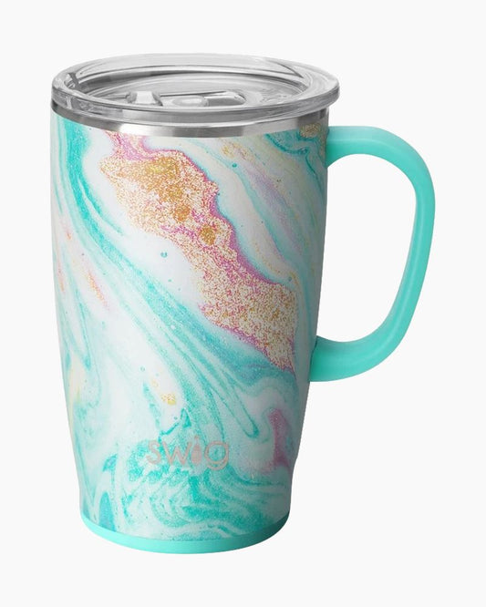 Swig Life 18oz Travel Mug | Insulated Stainless Steel Tumbler with Handle | Wanderlust