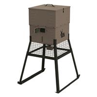 Boss Buck 600 Lb Capacity 12v Automatic Spincast Stand and Fill Sled Feeder