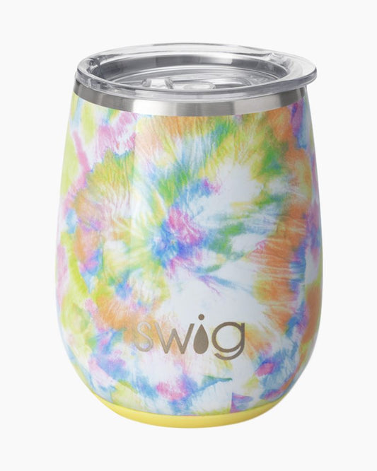 Swig You Glow Girl 14 Oz. Stemless Wine Cup