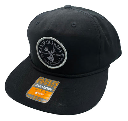 Oasis Outback 256 Black/Black Rope Hat