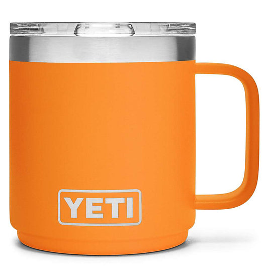 Yeti Rambler 10oz Stackable Mug with MagSlider Lid King Crab Orange