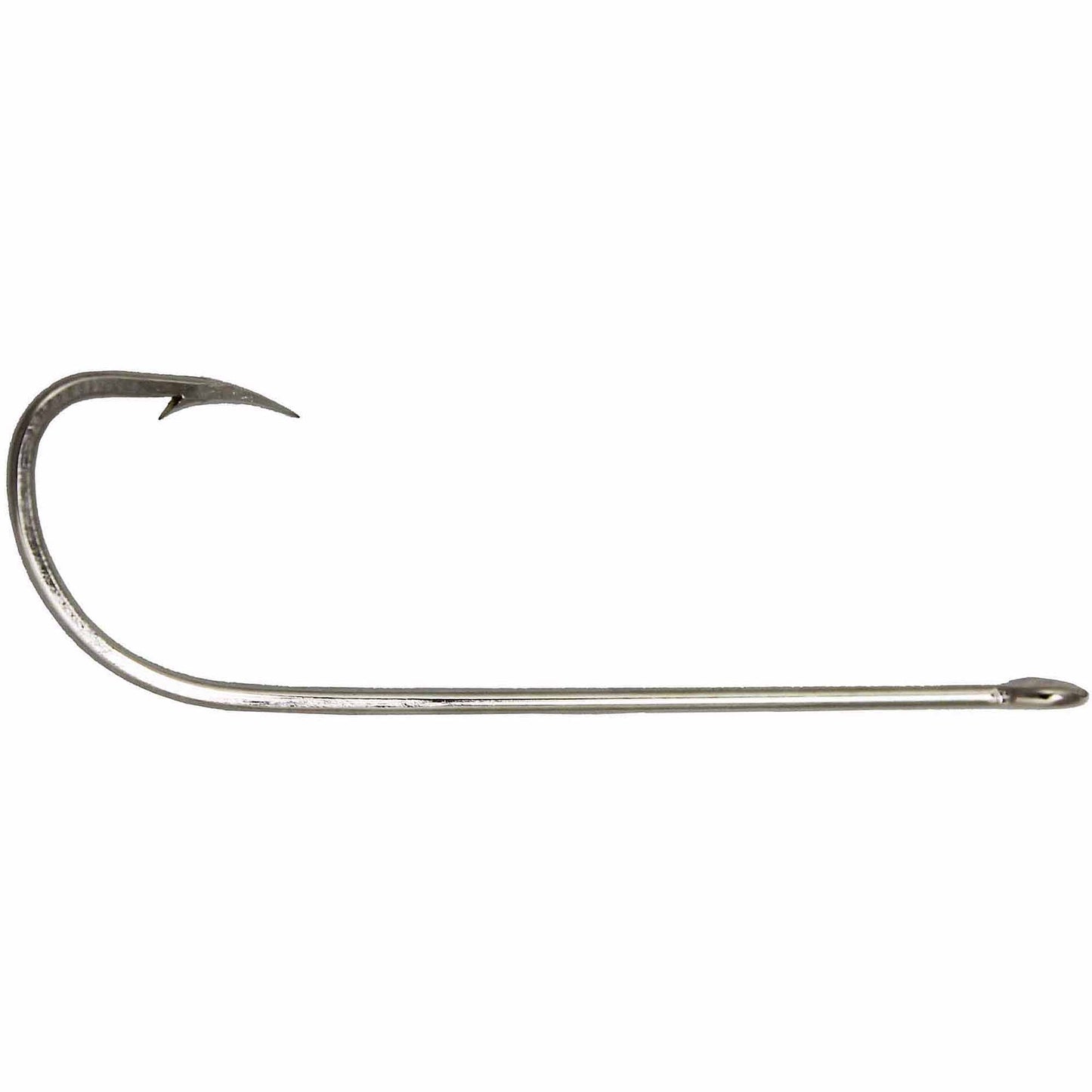 Mustad Long Shank Beak Hook (Nickel) - Size: 3/0 8pc