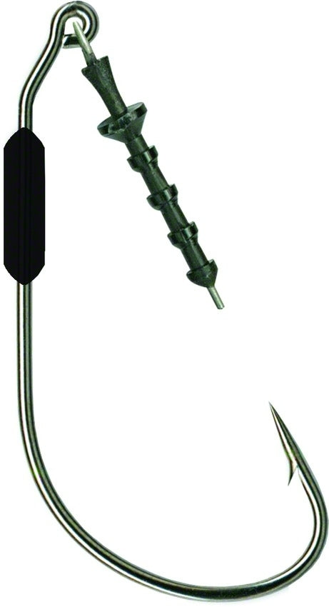 Ultrapoint Power Lock Plus Weighted Straight Keeper HookSize 1018 OzNeedle PointBlack Nick 3PK