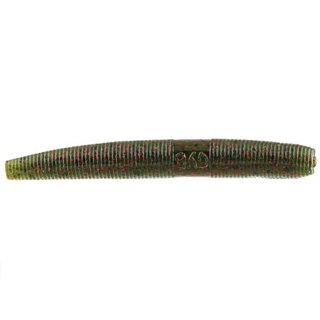 Yamamoto Baits Fat Senko Worm 3in  10pk  Watermelon/Black/Red  9C-10-208