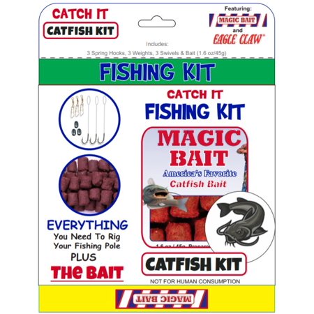 Magic Bait  Catch It Fishing Kit  Catfish  10pc Kit