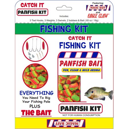 Magic Bait  Catch It Fishing Kit  Panfish  12pc Kit