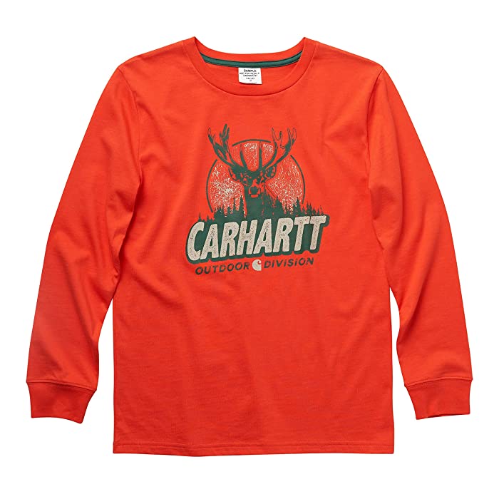 Carhartt Boys' Knit Long Sleeve Crewneck T-Shirt