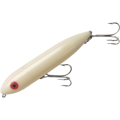 Heddon Zara Spook Fishing Lure Hard Bait Bone 4 1/2 in 3/4 Oz