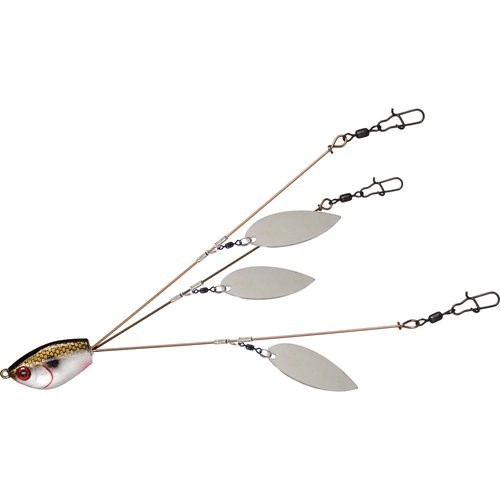 YUM Yumbrella Ultralight Flash Mob 3 Wire Fishing Spinnerbait Tennessee Shad