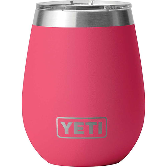 Yeti Rambler 10 Oz. Wine Tumbler with Magslider Lid - Bimini Pink