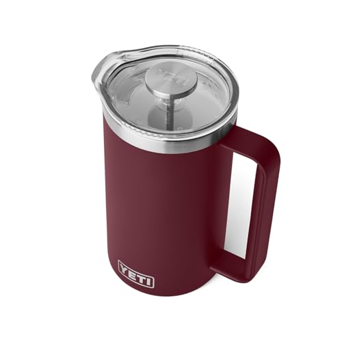 YETI Rambler 34 Oz. French Press Coffee Maker Wild Vine Red
