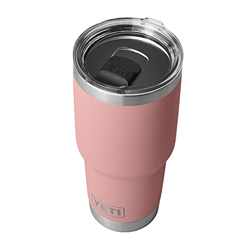 YETI Rambler 30 Oz Tumbler with MagSlider Lid, Sandstone Pink