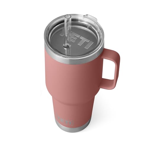 YETI Rambler 35 Oz Straw Mug, Sandstone Pink