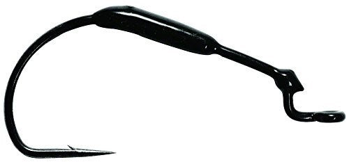 Mustad 38101W18-6/0-3U KVD Weighted Grip-Pin Hook  Size 6/0  1/8 Oz