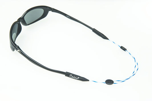 Cablz Monoz Adjustable Eyewear Retainer Blue/White