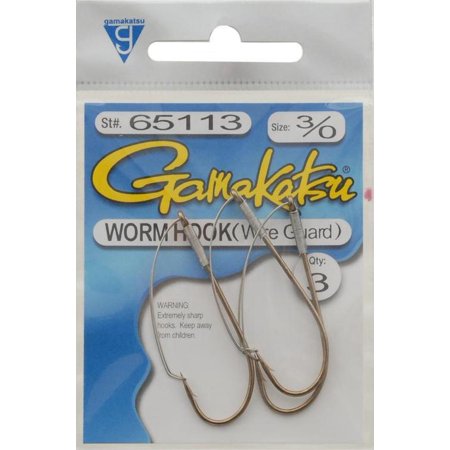 Gamakatsu Worm Hooks Wire Guard Multi-pack