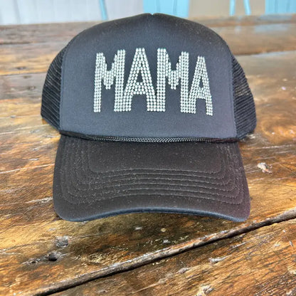 Mama Rhinestone Trucker Hat