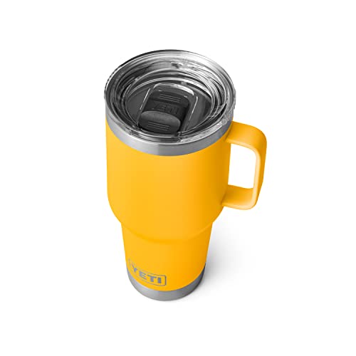 YETI 30 Oz. Rambler Travel Mug with Stronghold Lid, Yellow - Holiday Gift