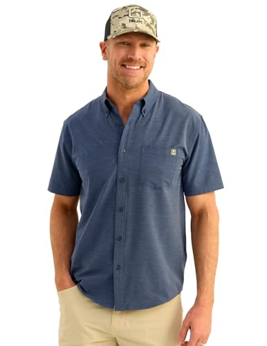 Huk - Men's Kona Solid Button-Down Shirt