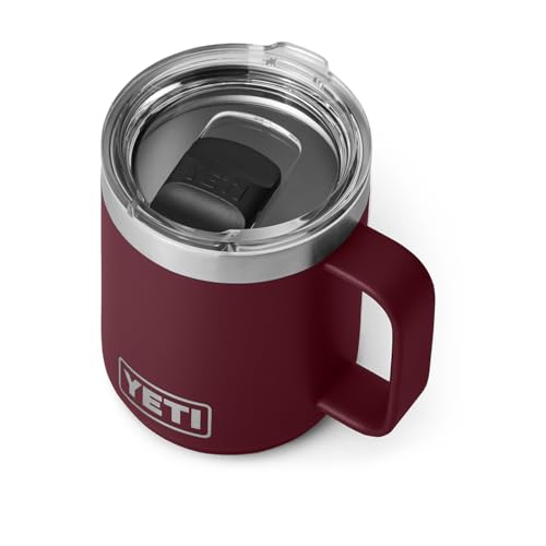 YETI Rambler 10 Oz Stackable Mug  with MagSlider Lid Wild Vine Red