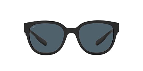 Costa Del Mar Men's Salina Polarized Sunglasses Black/Grey