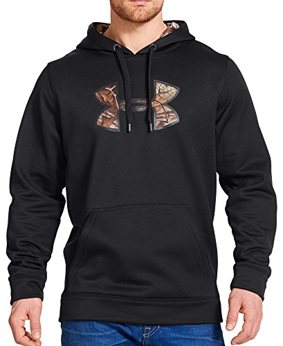 Under Armour Men's UA Storm Caliber Big Logo Hoodie Medium Black