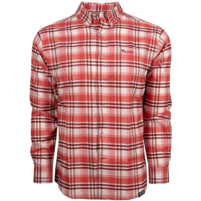 King's Camo XKG Sonora Vented Long Sleeve Shirt - Mens Trout XL XKG4208-TRT-XL