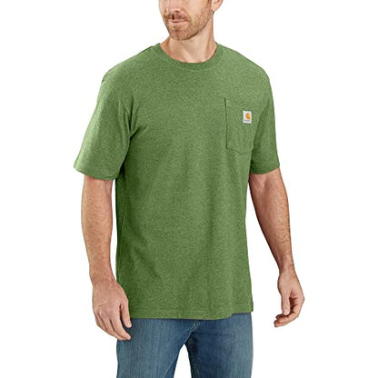 Carhartt Petite Men's Cotton/Polyester Loose Fit Heavyweight Short-Sleeve Pocket T-Shirt