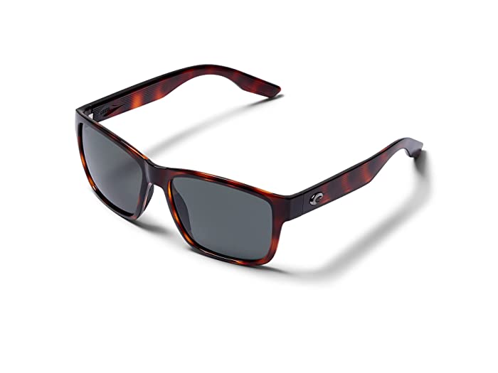 Costa Del Mar PAUNCH Grey Polarized Glass Square Men S Sunglasses 6S9049 904907 57