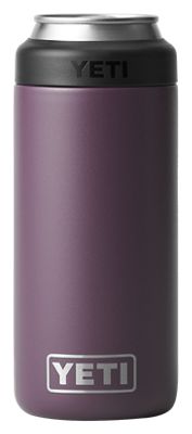 YETI Rambler 12 Oz Nordic Purple BPA Free Colster Slim Can Insulator