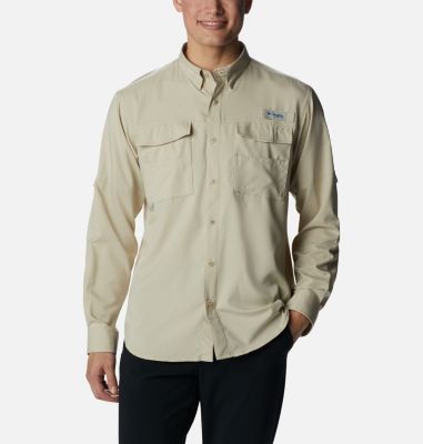 Men's Columbia Blood and Guts I Woven Long Sleeve Button up Shirt