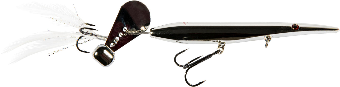 Z-Man HR5-04 Hellraizer Topwaters 5 Inch 5/8 Ounce Chrome Topwater Lure