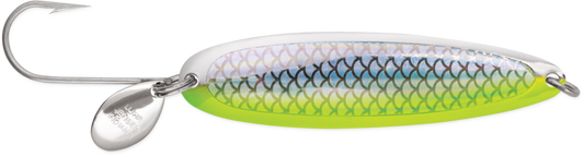 Luhr-Jensen - Coyote Spoon - 4.0 Chrome/Chartreuse Re