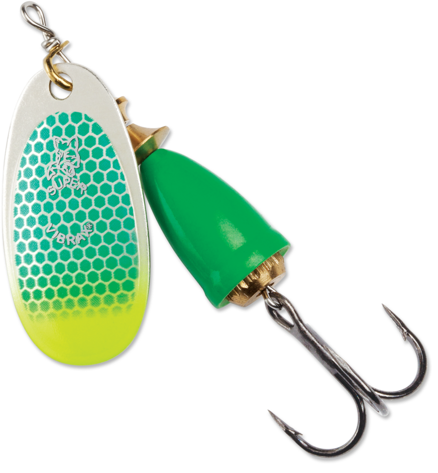 Blue Fox - Classic Vibrax - 1/4oz - Green Scale Chartreuse Tip UV