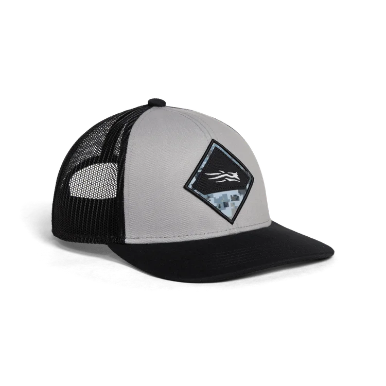 Sitka Optifade Badge Mid Pro Trucker Hat Gray