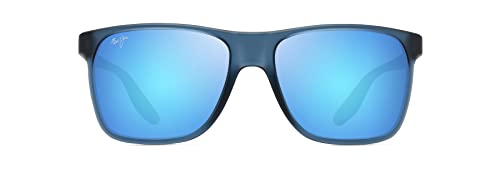 Maui Jim Pailolo Sunglasses 03 - Matte Navy - Blue Hawaii Unisex Square