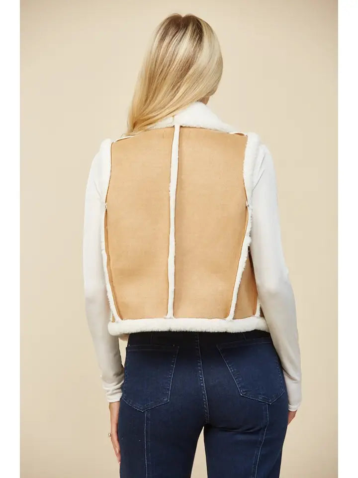 WISTERIA LANE - Shearling Vest