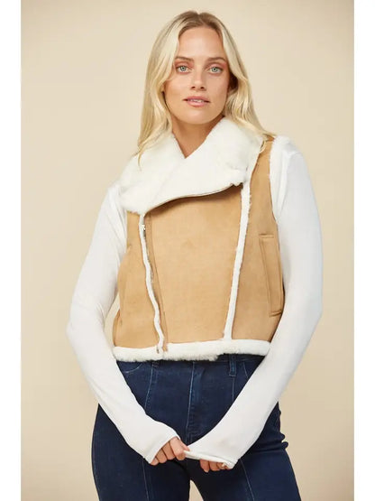 WISTERIA LANE - Shearling Vest